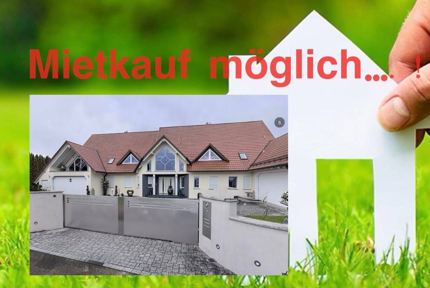 Mietkauf möglich!  13 Zi., 588 m² WFL, 3EBK, 5 Bäder, 4 Garagen, 1600m² Grund, Sofort frei!, 89407 Dillingen a.d. Donau