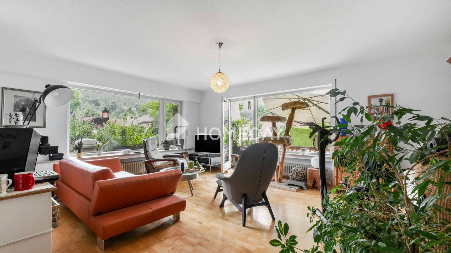 4-Zimmer-Wohnung mit Terrasse, Alpenblick und gepflegter Wohnanlage – ca. 83 Quadratmeter im EG, 82467 Garmisch-Partenkirchen