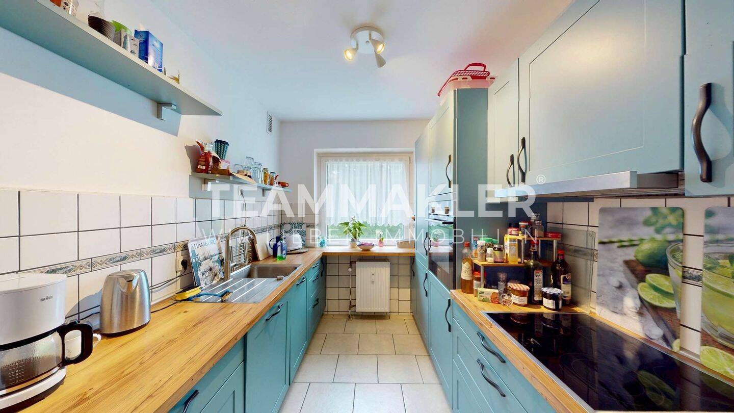 MODERNE EINBAUKÜCHE & 2 BÄDER: einzugsfertige Wohnung mit Loggia, 25451 Quickborn