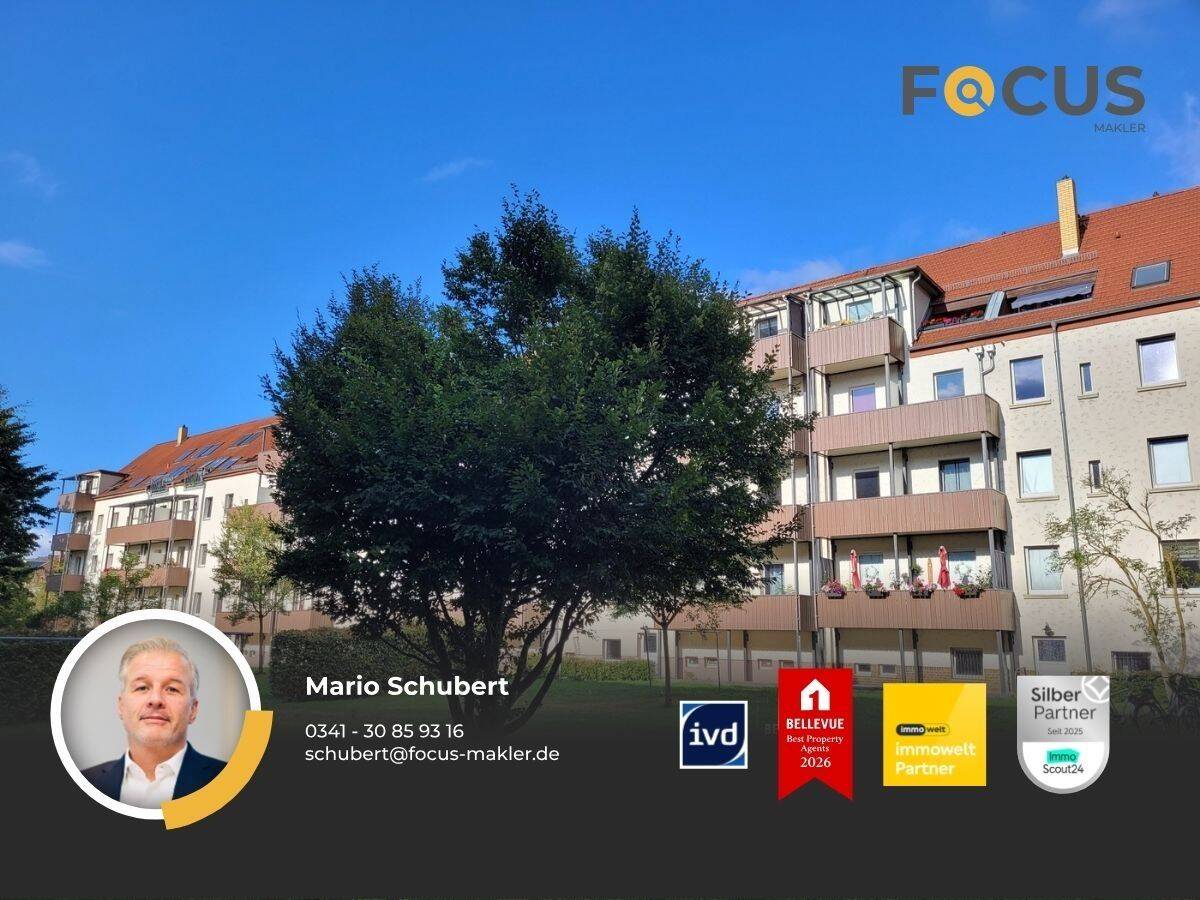 Wahren – ansprechende Familienwohnung mit Balkon im Wohnpark am Auensee, 4159 Leipzig (Lützschena-Stahmeln Möckern Wahren)