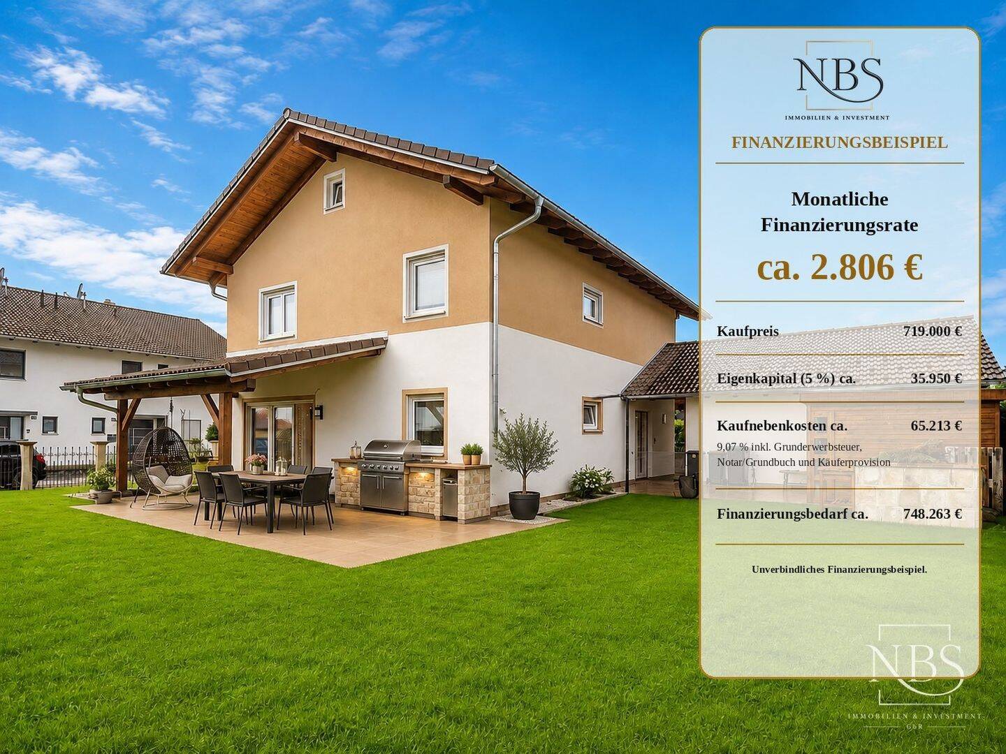 Modernes Familienhaus mit Energieklasse A – 160 m² Wohnfläche, Garten & Doppelgarage, Energie: A, 84529 Tittmoning