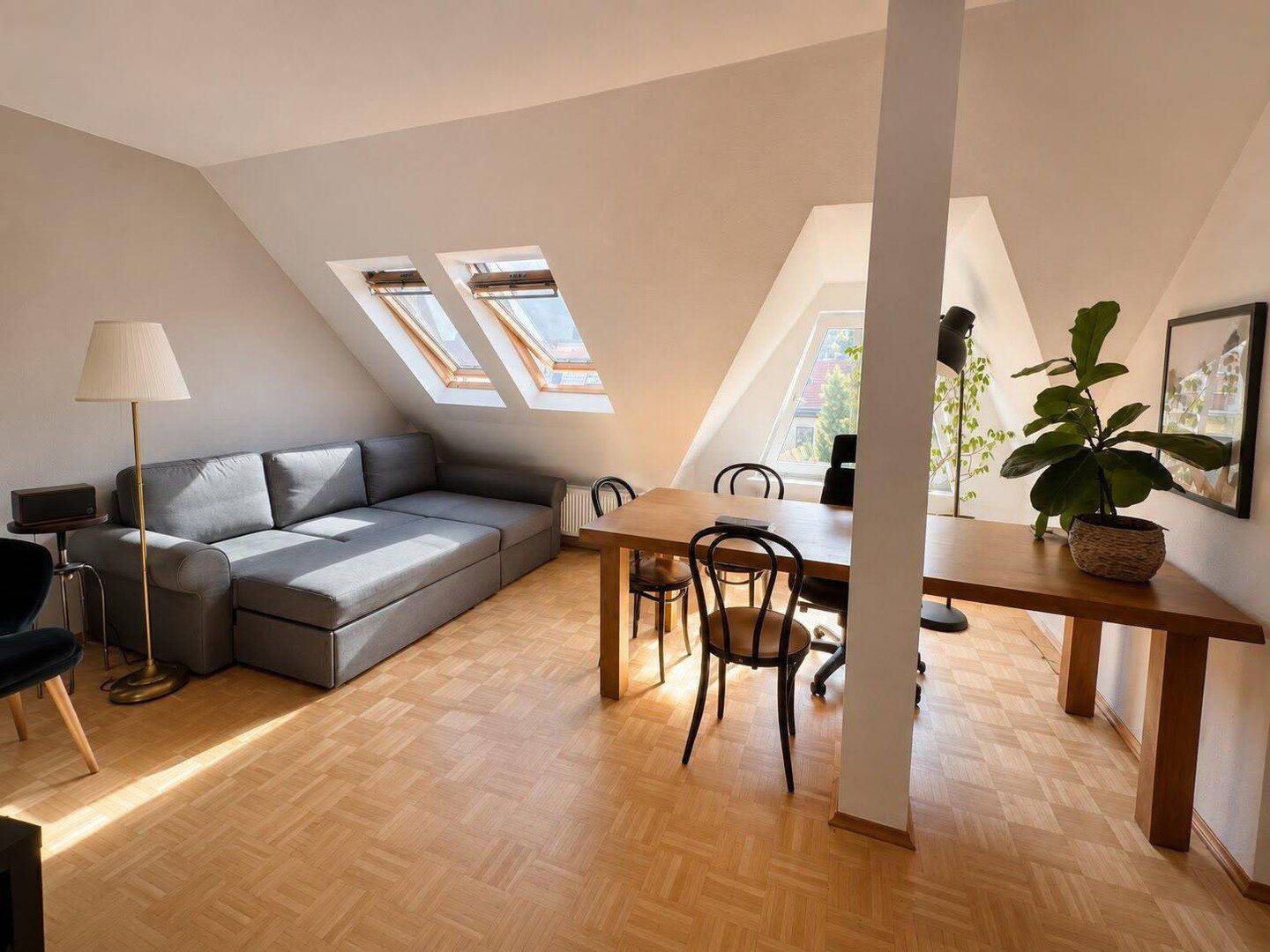 hell & möbliert: 2-Zimmer-Wohnung mit Balkon · 69 m² · befristet, 13349 Berlin (Mitte Kolonie Freudental Kolonie Nordpol Wedding)