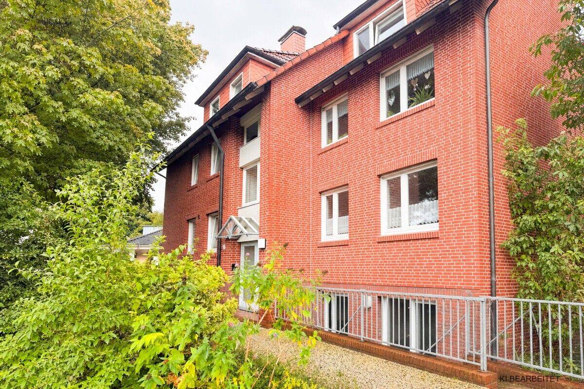 Gut geschnittene Dachgeschosswohnung mit drei Zimmern, Loggia und Stellplatz, 26316 Varel