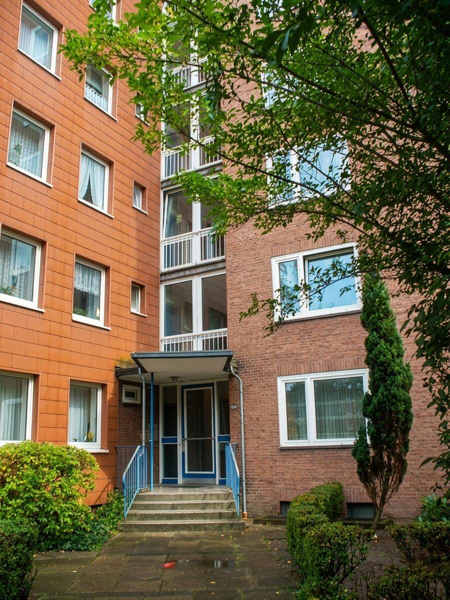 Schöne 1 Zimmerwohnung zur Miete in Wandsbek, 22047 Hamburg (Wandsbek Bramfeld Tonndorf)