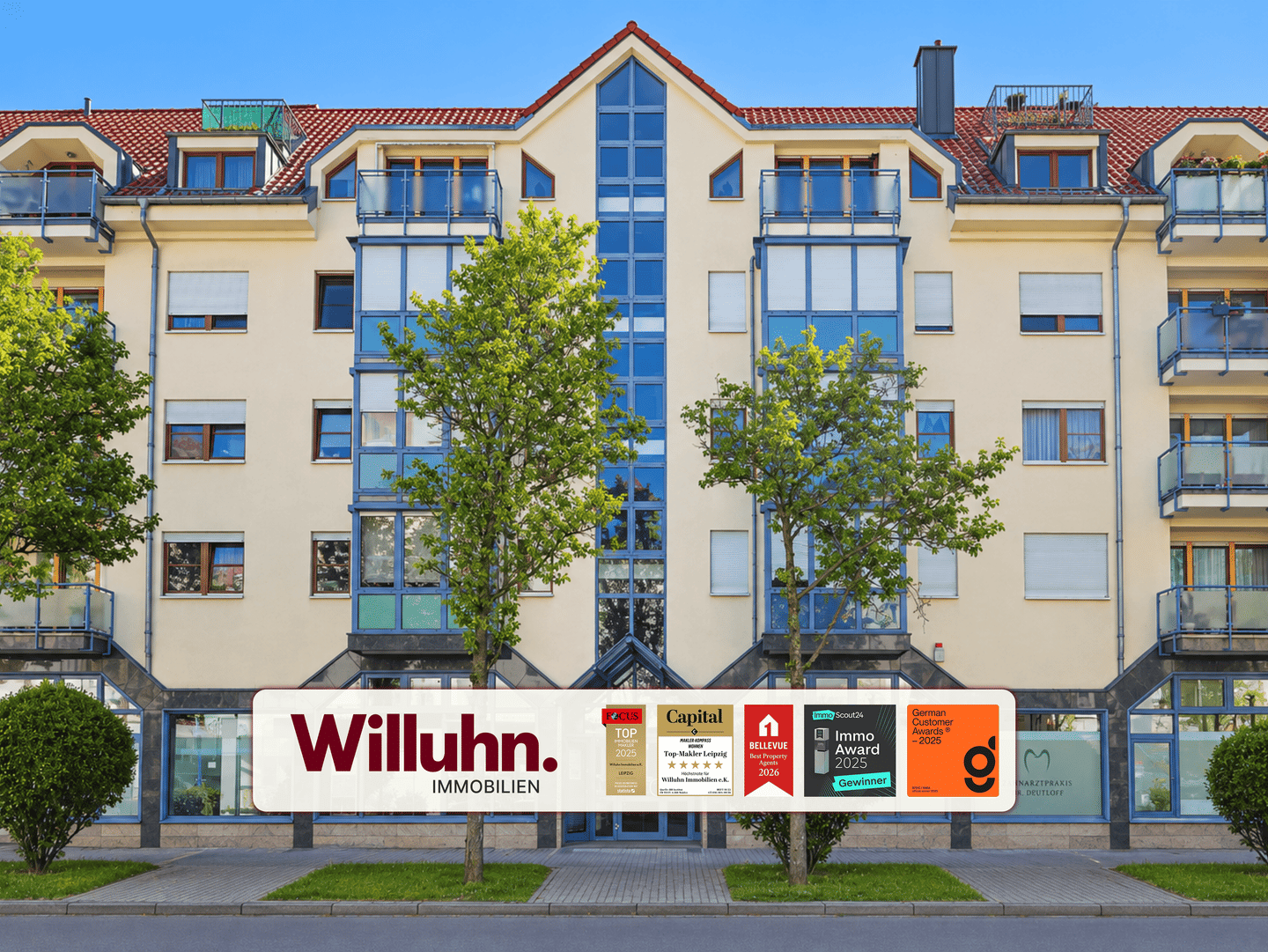 Bezugs- und Barrierefrei | Balkon | Duplex-Stellplatz | 2 Zimmer in Gohlis, 4157 Leipzig (Gohlis-Mitte Gohlis-Nord Möckern)
