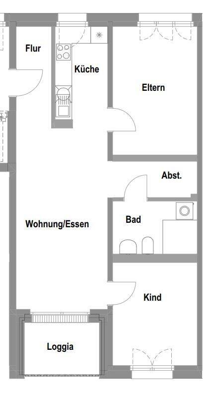 3 Zimmer-Herzobase – Wohnberechtigungsschein II mit EK-Stufe 2 erforderlich!, 91074 Herzogenaurach