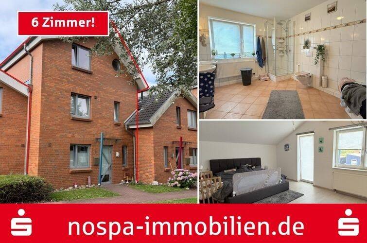Großzügiges Reihenmittelhaus mit Carport und 6 Zimmern im beliebten Husum-Dreimühlen, 25813 Husum