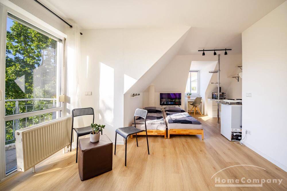 23447 HomeCompany Dresden Möbliert/Furnished Studio Apartment in Dresden mit Balkon Nähe Universität max. 2 Personen, 1187 Dresden