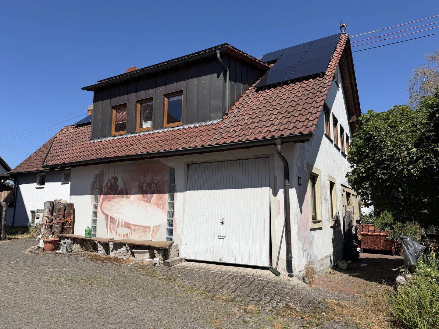 Solaranlage + 4-Zi.-Haus zzgl. 2 Atelierräumen + 2 Dachgeschossräumen + Garage + großer Terrasse, 74405 Gaildorf