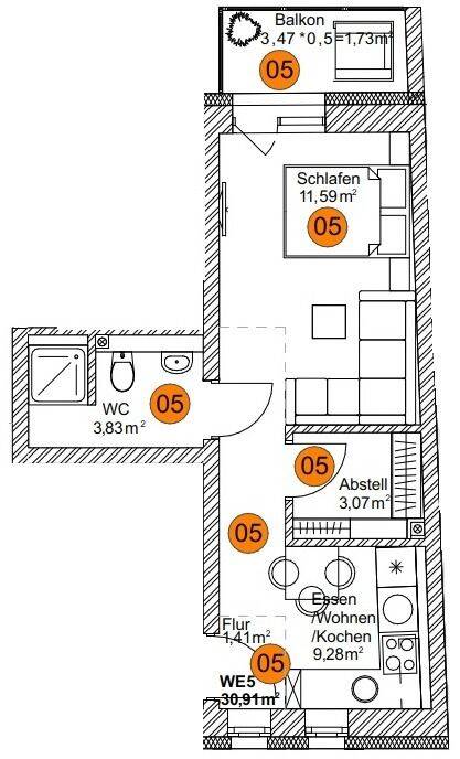 Kernsanierte Apartments im KfW-40-Standard, 78567 Fridingen an der Donau