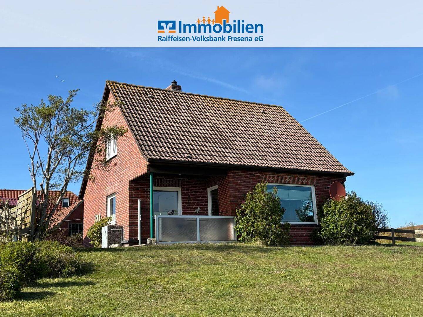 Haus auf dem Deich mit Blick auf´s Wattenmeer auf Baltrum, 26579 Baltrum