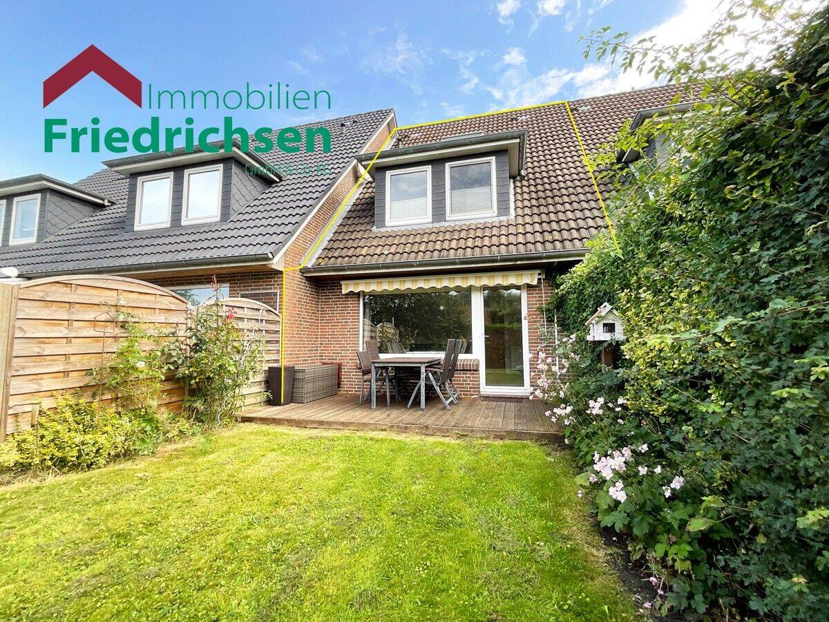 Gemütliche Mittelhausscheibe mit Carport in Breklum, 25821 Breklum