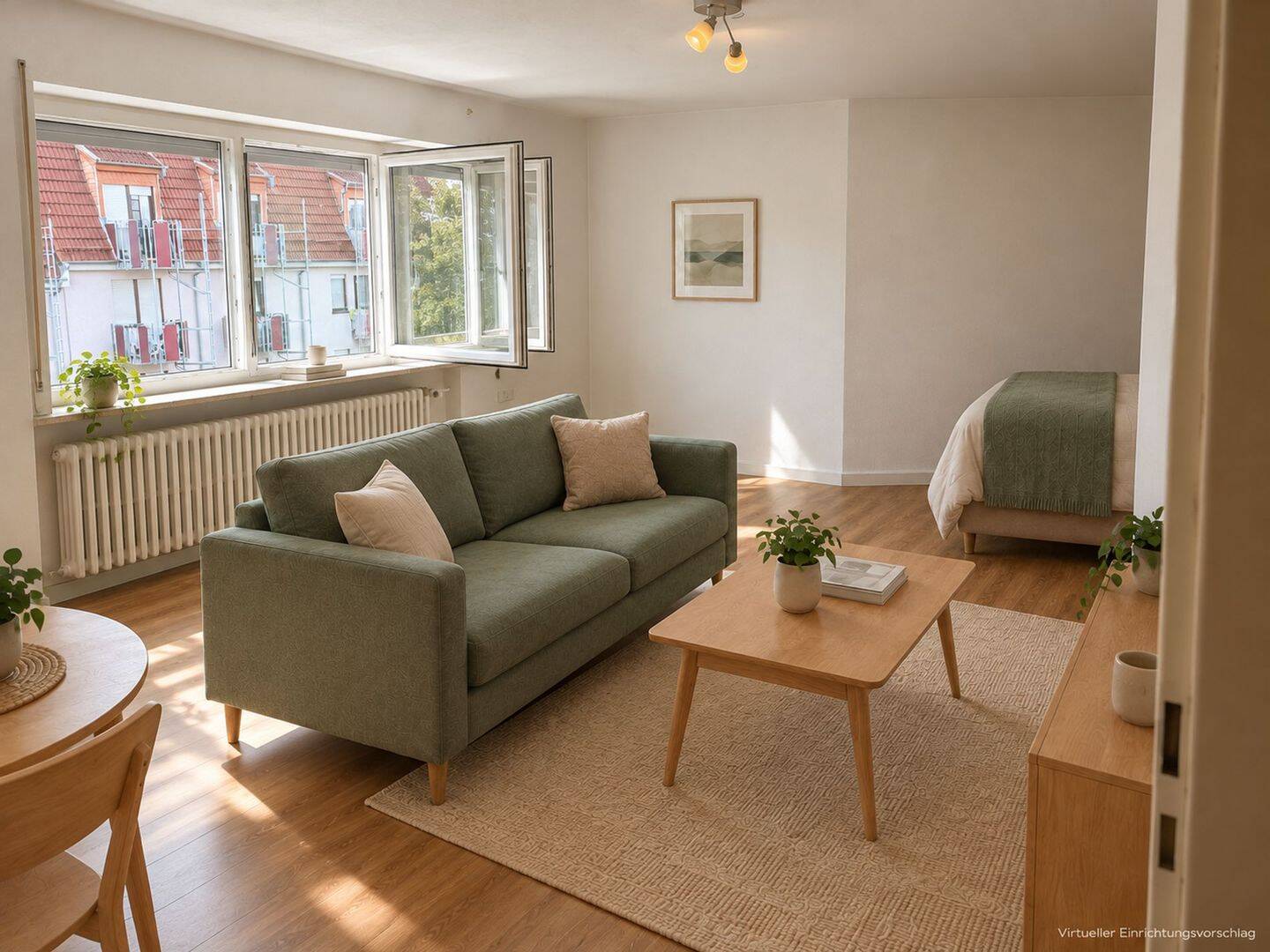 Teilmöblierte 1-Zimmer-Wohnung mit neuer Küche & TG-Stellplatz in Rohrbach, 69126 Heidelberg (Boxberg Emmertsgrund Rohrbach Südstadt)