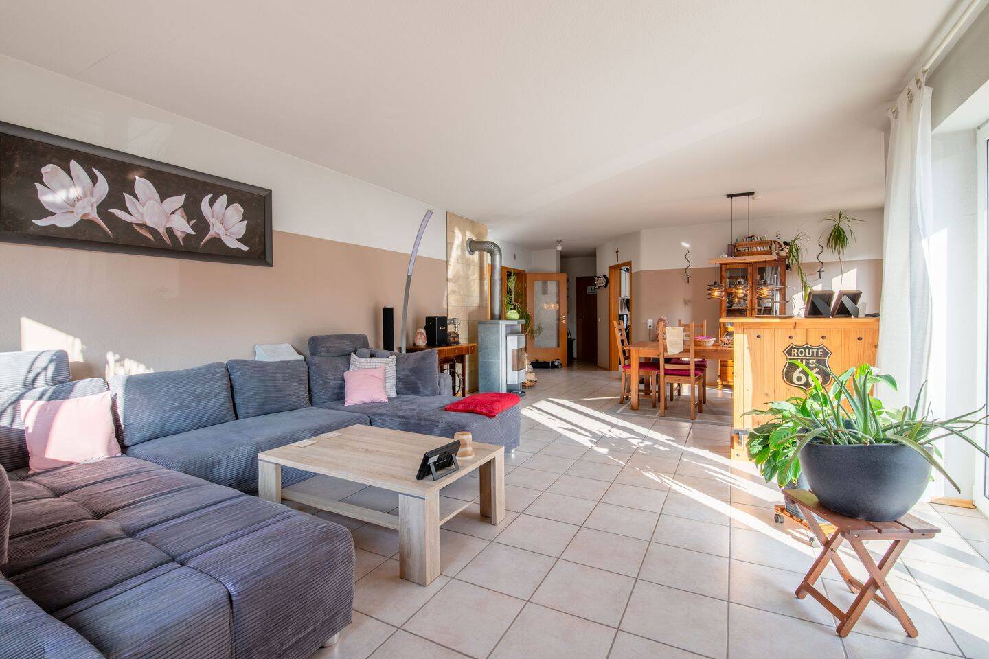 ++tolle Terrassenwohnung in Homburg zvm., 4,5 Zi., 2 SP, EBK, Gartennutzung++, 97855 Triefenstein