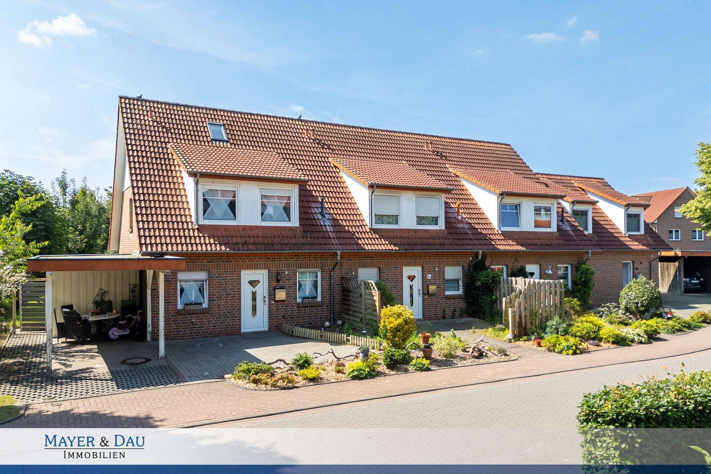 Wardenburg: Reihenmittelhaus mit kleinem Garten in einer Wohnsiedlung, Obj. 8810, 26203 Wardenburg