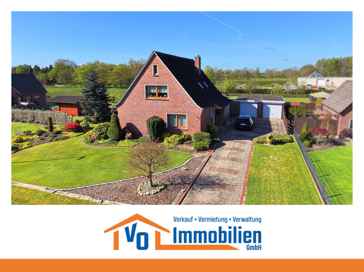 Gepflegtes Einfamilienhaus mit Doppelgarage und Wintergarten in Sackgassenlage von Spetzerfehn, 26629 Großefehn