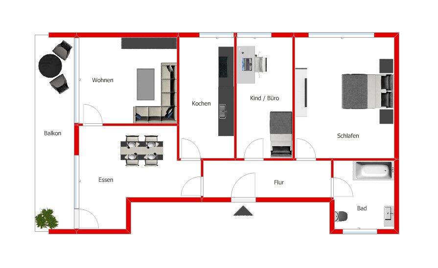 Geräumige 3-Zimmer-Wohnung mit Garage & Balkon!, 56459 Pottum
