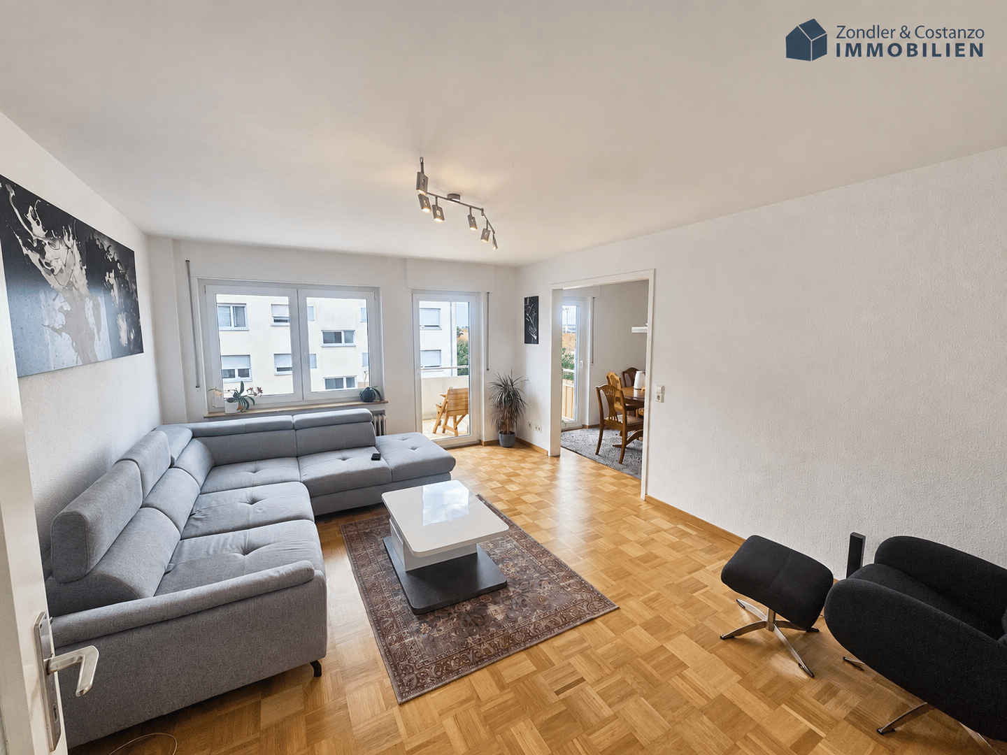 WINNENDEN: Sehr schöne 3,5-Zi.-Wohnung mit * Balkon * Garage * Keller * in ruhiger Wohnlage!, 71364 Winnenden