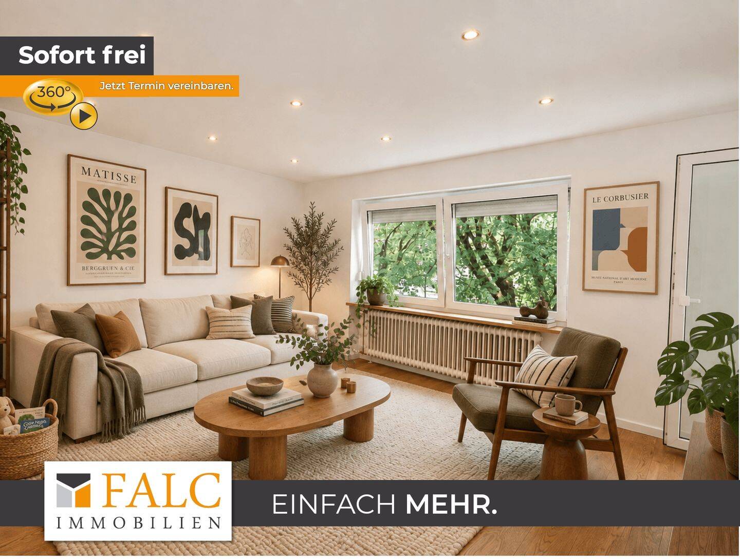Ruhig, grün, hochwertig – sanierte 3-Zimmer-Wohnung mit Südwestbalkon, 80997 München (Allach-Untermenzing Moosach Pasing-Obermenzing)