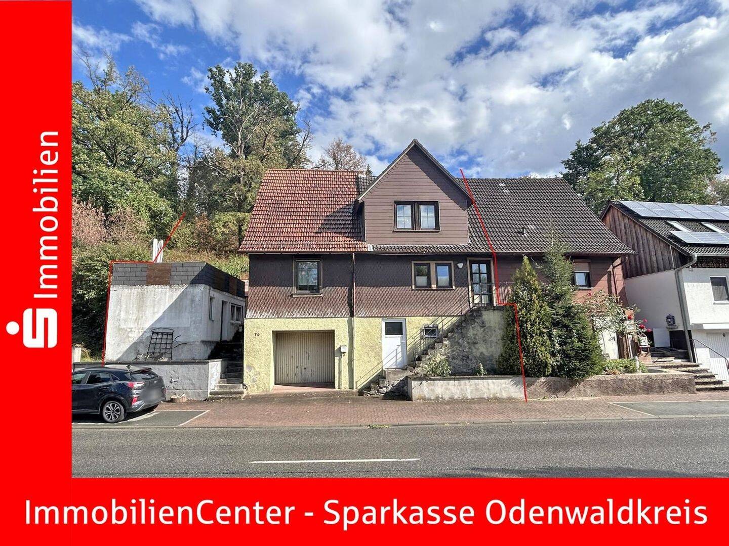 Optimal für Hand- und Heimwerker – Renovierungsbedürftige DHH mit schöner Dachterrasse und Garten, 64385 Reichelsheim (Odenwald)