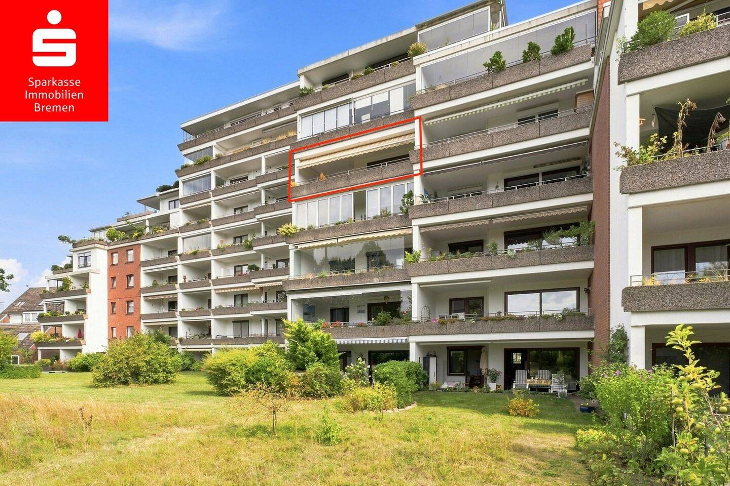 Bremen-Horn-Lehe: Wohnen mit Komfort. 3-Zimmer mit großer Loggia, Balkon und Personenaufzug, 28359 Bremen (Horn Lehe)