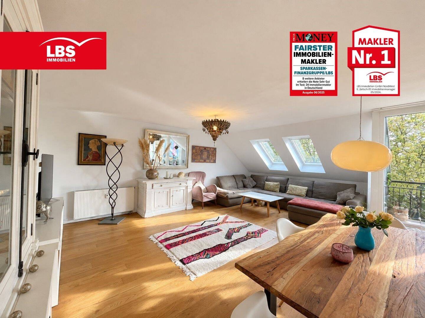 Lichtdurchflutete 4-Zimmer-DG-Wohnung, 115 m² mit Loggia & Stellplatz, 51145 Köln (Porz Eil Elsdorf Urbach)