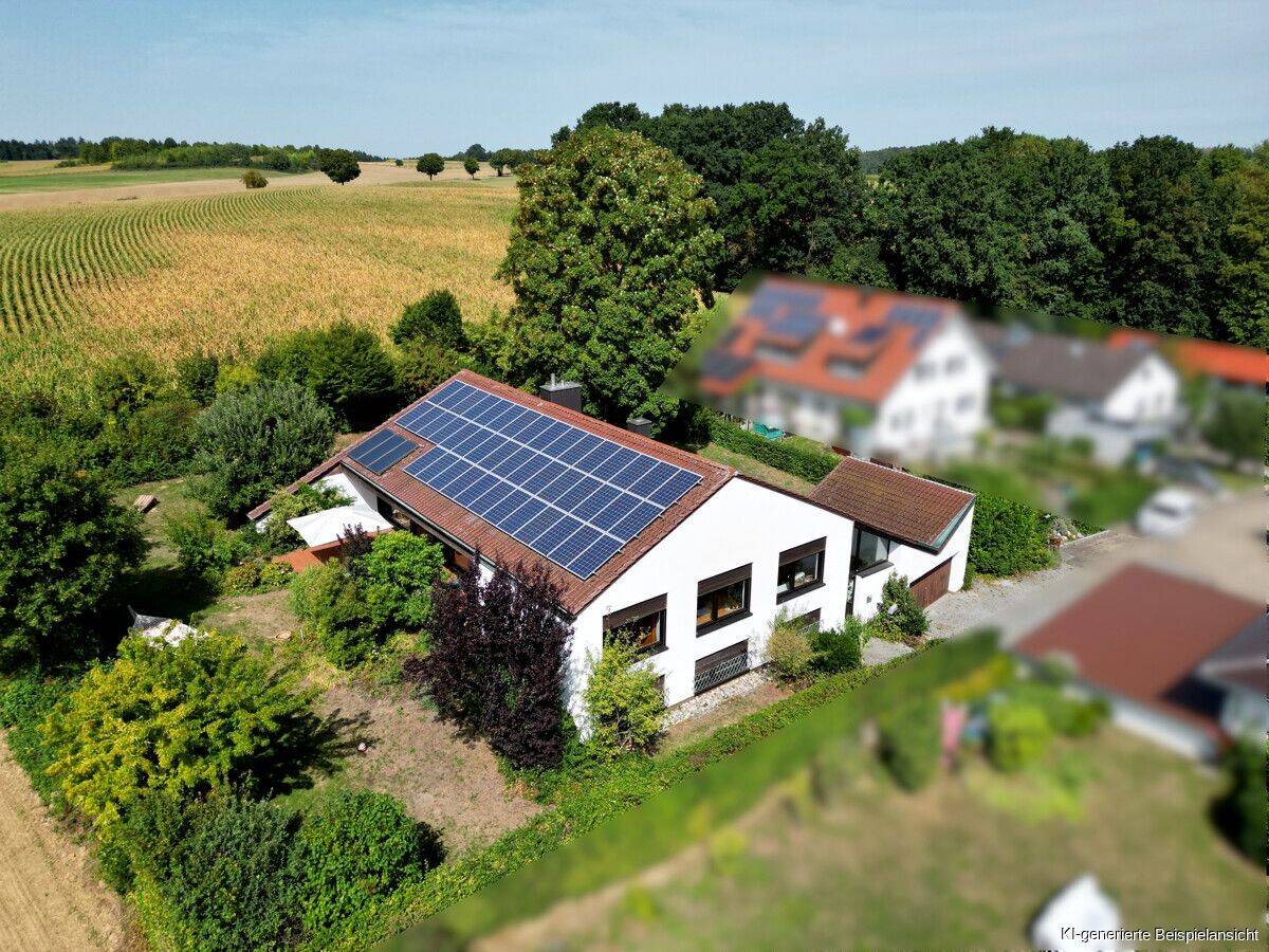 Einzigartiges Architektenhaus in außergewöhnlicher Lage am Ortsrand, 93352 Rohr i. NB (Rohr)