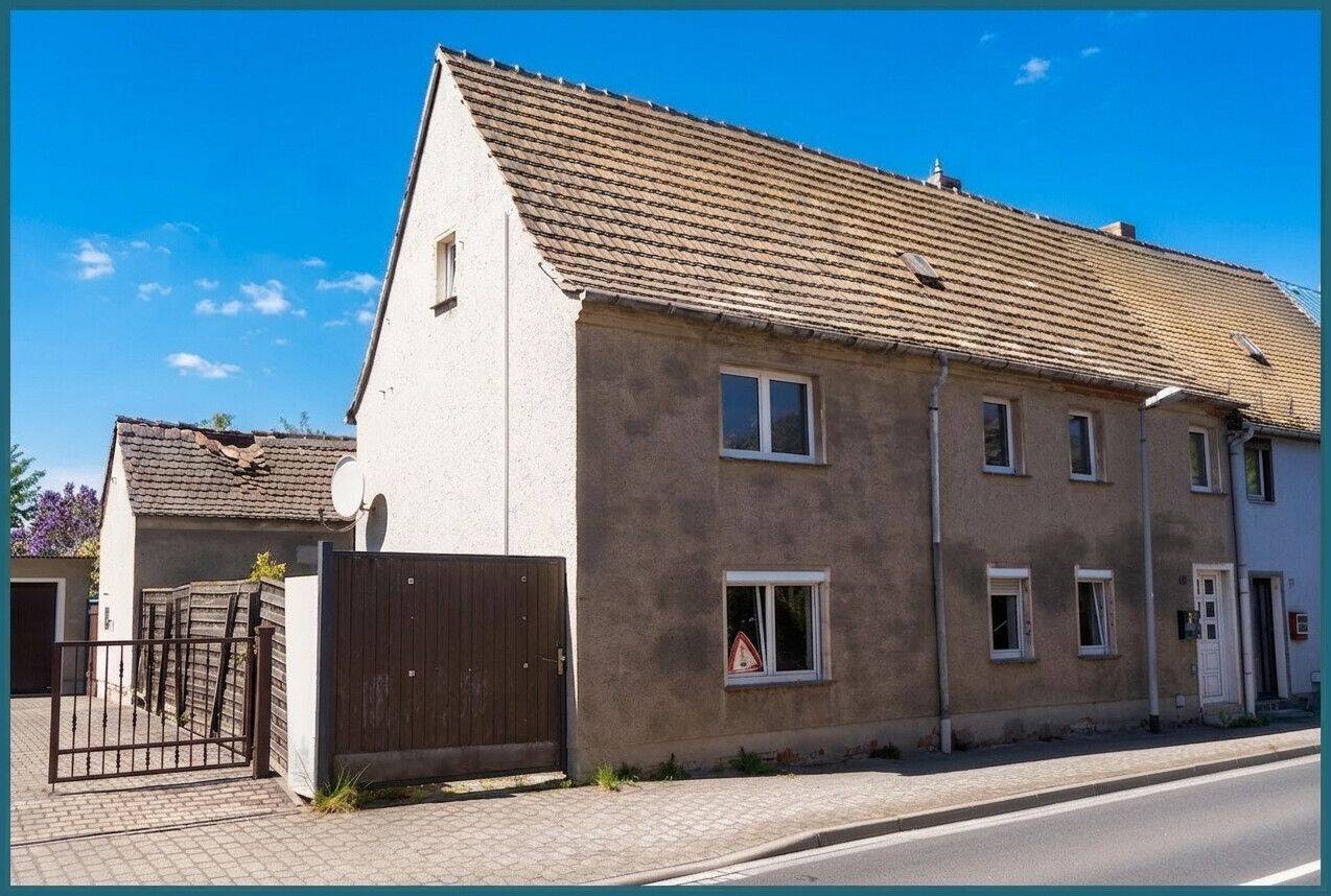 „Aus Alt mach Wow“ – Reihenendhaus & Nebengelass: Sanierungsprojekt bei Groitzsch, 4539 Groitzsch