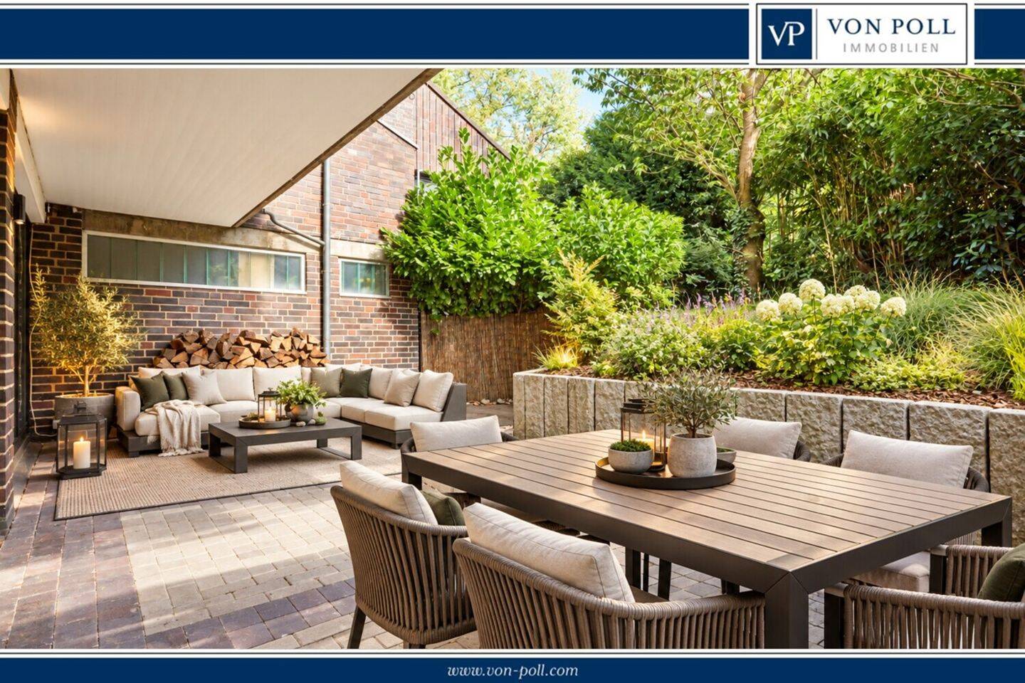Besonderes Wohnerlebnis in Rheinnähe: 2-Zimmer-Wohnung mit Terrasse und Garten, 40549 Düsseldorf (Heerdt Oberkassel)
