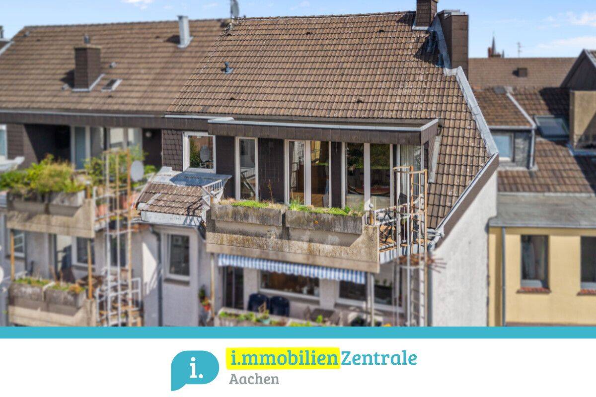 Aachen-Innenstadt mit Grünblick: Charmante 2-Zimmer-Wohnung mit Balkon am Karlsgraben, 52064 Aachen