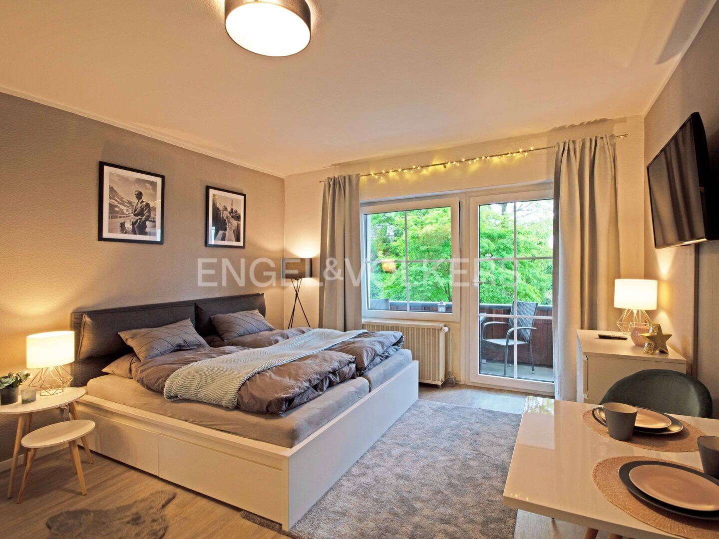 Möblierte 1-Zimmer-Wohnung mit Balkon, 21033 Hamburg (Bergedorf Billwerder Lohbrügge)