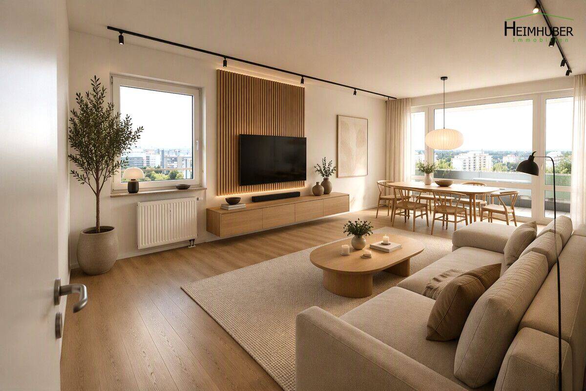 2 Zimmer Penthousewohnung mit Alpenblick! und großem Süd-Balkon, 81243 München (Aubing-Lochhausen-Langwied Pasing-Obermenzing)
