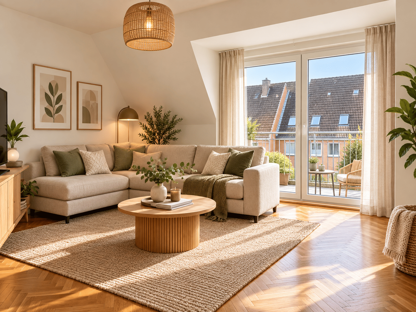 Kuschelige Dachgeschoßwohnung 3 Zimmer, 25746 Heide