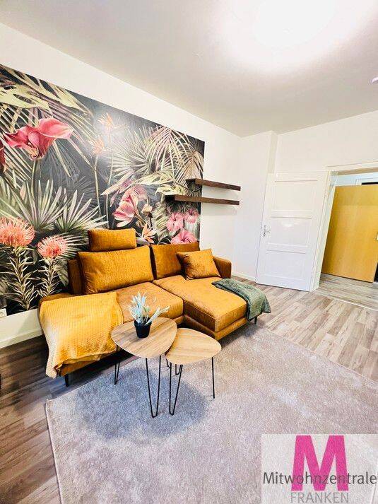 Exklusive, frisch sanierte und möblierte 2-Zimmerwohnung in zentraler Lage in Nürnberg, 90459 Nürnberg