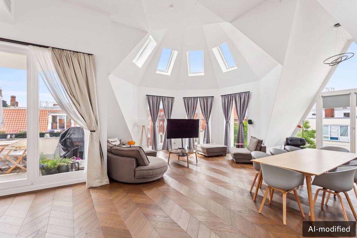 Exklusives Dachgeschoss mit Dachterrasse und außergewöhnlicher Architektur, 12159 Berlin (Tempelhof-Schöneberg Friedenau Schöneberg)