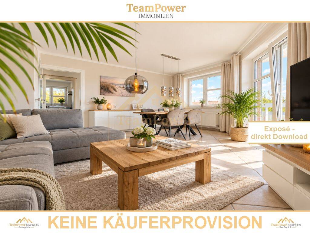 Wohnen, wo andere Urlaub machen – Maisonette mit TG-Stellplatz nahe der Ostsee, 24235 Laboe