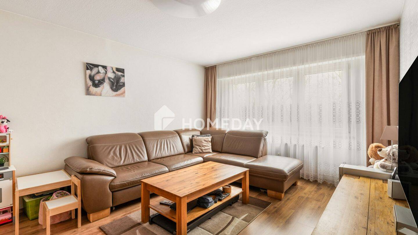 Gut geschnittene Wohnung mit Loggia auf Erbpachtgrundstück in Pfingstweide, 67069 Ludwigshafen am Rhein (Edigheim Oppau Pfingstweide)