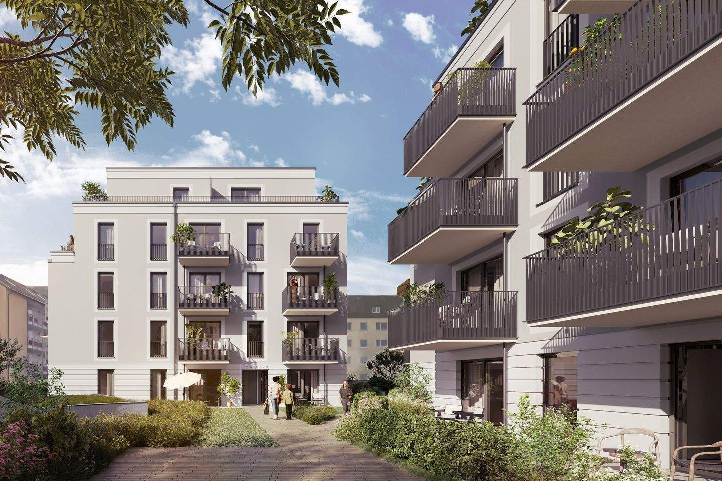 Schöne 3 Zimmer-Wohnung, mit Terrasse und eigenem Gartenanteil