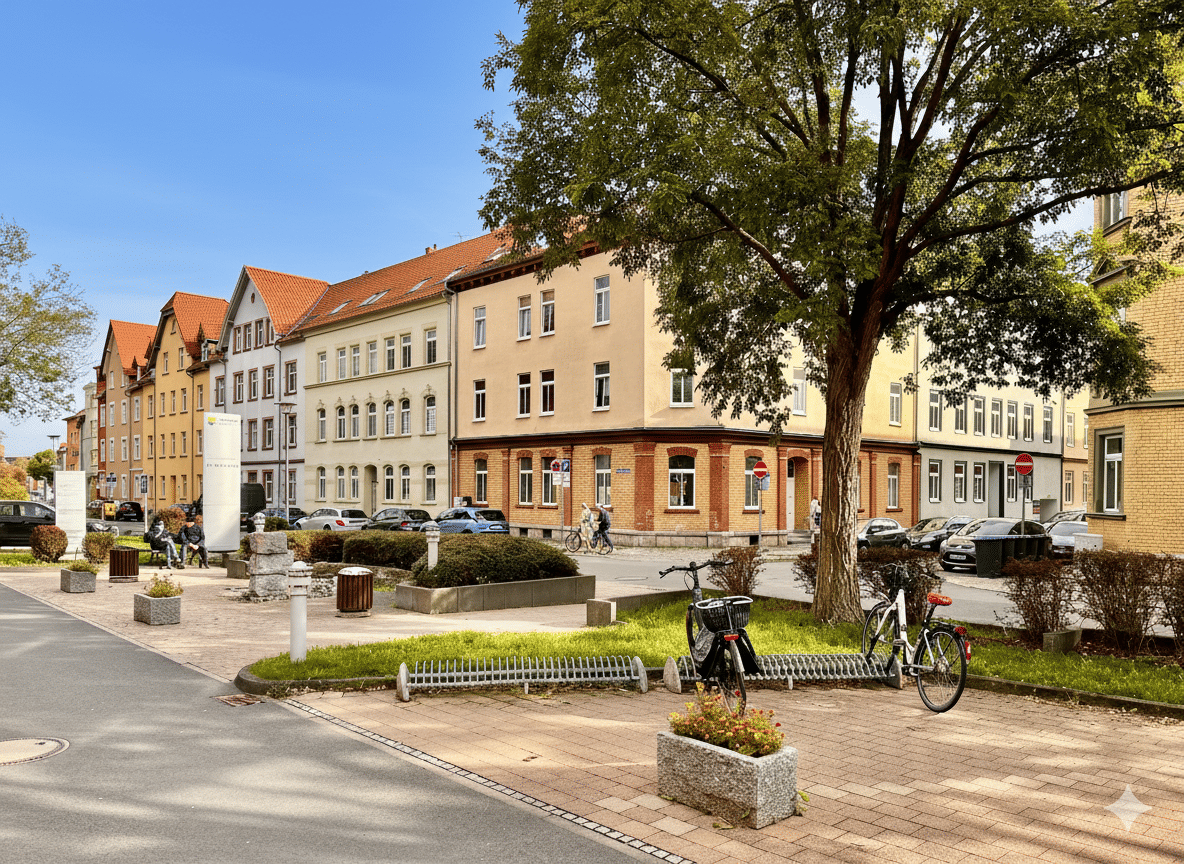Frisch sanierte 3- Raum- Wohnung im 1. OG direkt gegenüber den Ilm-Kreis-Kliniken, 99310 Arnstadt