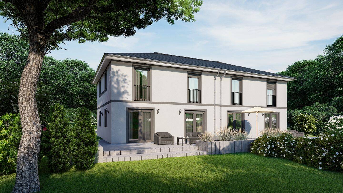Doppelhaushälfte „Graz“ mit Grundstück – Modernes Zuhause für die ganze Familie, 84337 Schönau