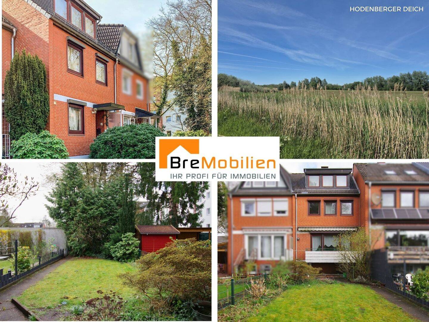 Charmantes Reihenhaus mit Garage – ruhige Lage nahe Hodenberger Deich in Bremen-Osterholz, 28325 Bremen (Ellenerbrok-Schevemoor Oberneuland Tenever)