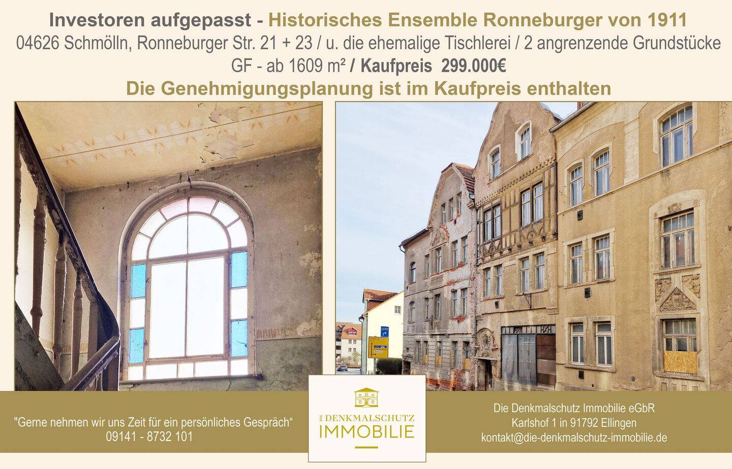 Das historische Ensemble Ronneburger von 1911, 4626 Schmölln
