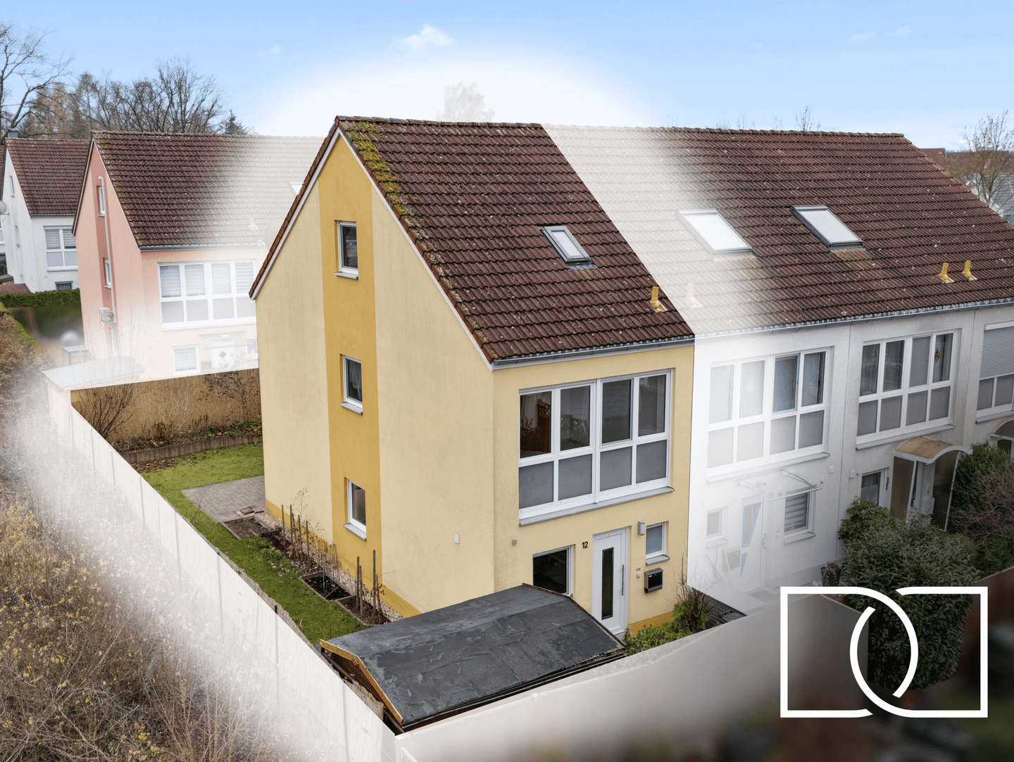 Sofort bezugsfertig! Modernisiertes Reihenendhaus mit Stellplatz, Carport und Garten, 95448 Bayreuth