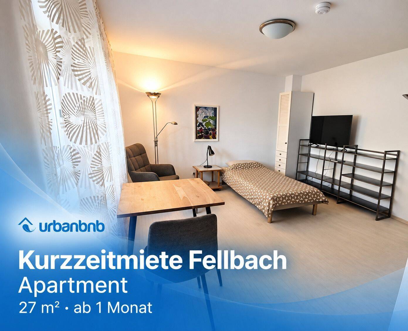 Apartment Fellbach für Wohnen auf Zeit ab 1 Monat, 70736 Fellbach