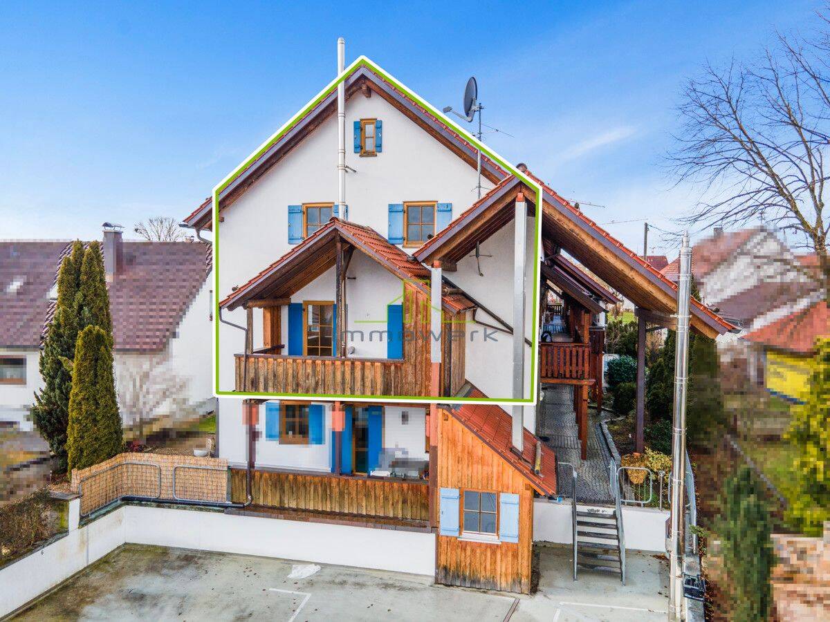Exklusive Maisonettewohnung mit großem Balkon in Kirchdorf an der Iller!, 88457 Kirchdorf an der Iller