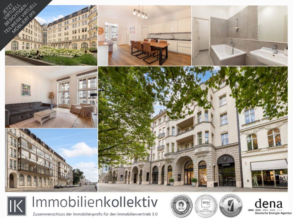 TOP LUXUSWOHNUNG ADRESSLAGE HAUS CUMBERLAND KURFÜRSTENDAMM – VERGLASTE LOGGIA, KELLER & FAHRSTUHL !!, 10719 Berlin (Charlottenburg-Wilmersdorf Charlottenburg Wilmersdorf)