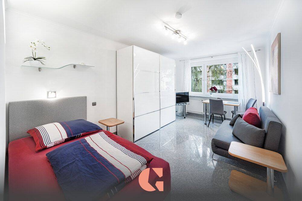 Voll möbliertes Appartement am Luitpoldpark in U-Bahn-Nähe, 80804 München (Schwabing-Freimann Schwabing-West)
