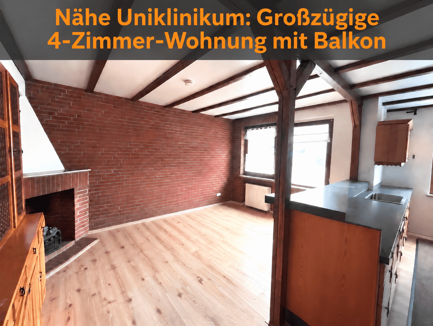 Nähe Uniklinikum: Großzügige 4-Zimmer-Wohnung mit Balkon, 45147 Essen (Frohnhausen Holsterhausen Rüttenscheid)