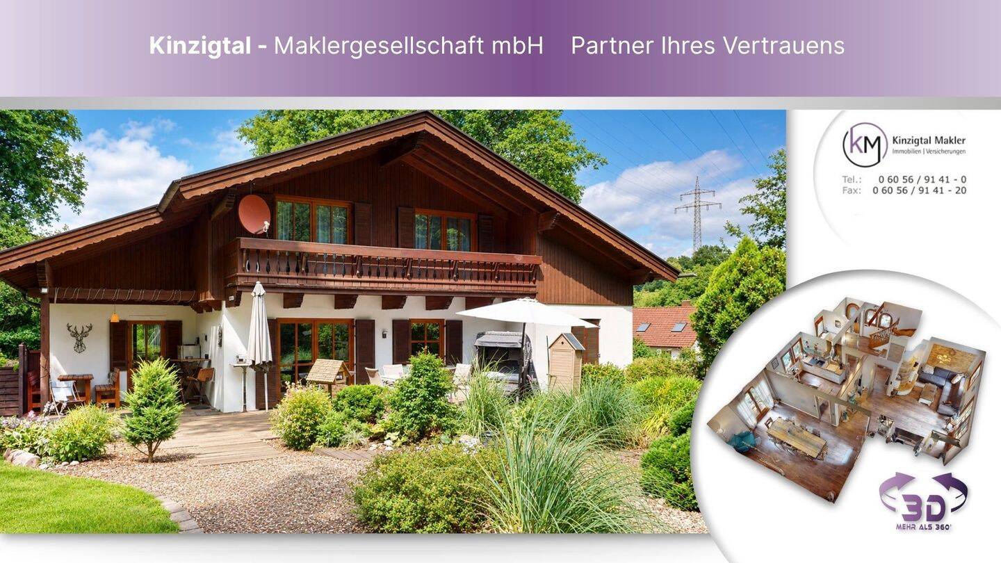 WO ANDERE ERHOLUNG SUCHEN, BEGINNT IHR ZUHAUSE –  Anwesen in begehrter Waldrandlage., 63628 Bad Soden-Salmünster