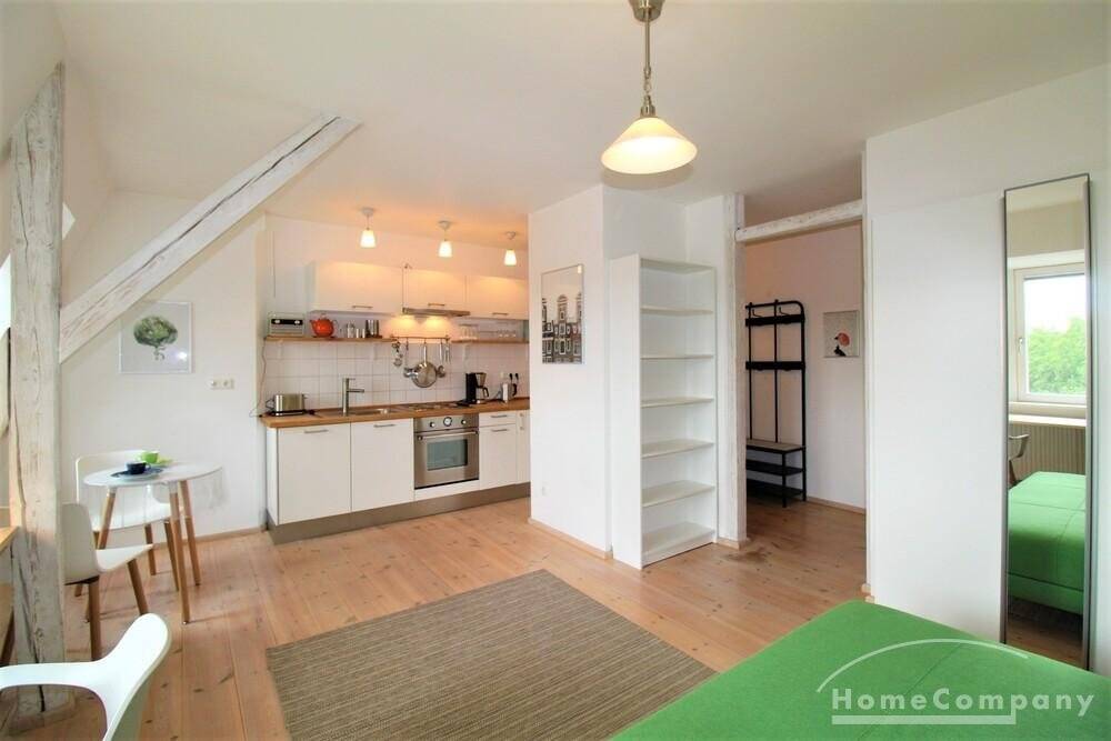 14180 HomeCompany Dresden Möbliert/Furnished Studio Apartment im Dachgeschoß in Dresden-Neustadt max. 1 Person, 1099 Dresden
